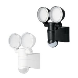 Arbotante Negro Con Sensor De Movimiento, LED, 12 W