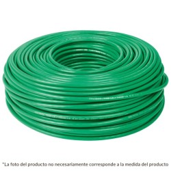 CABLE THHW-LS, 12 AWG, COLOR VERDE ROLLO 100 M