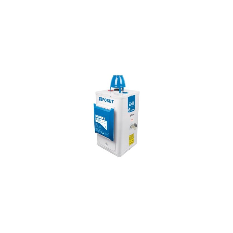 Calentador De Paso, 6L, Encendido Elect, Gas LP, 1 Servicio