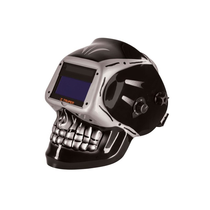 Careta modelo calavera,electrónica para soldar,sombra 9 a 13