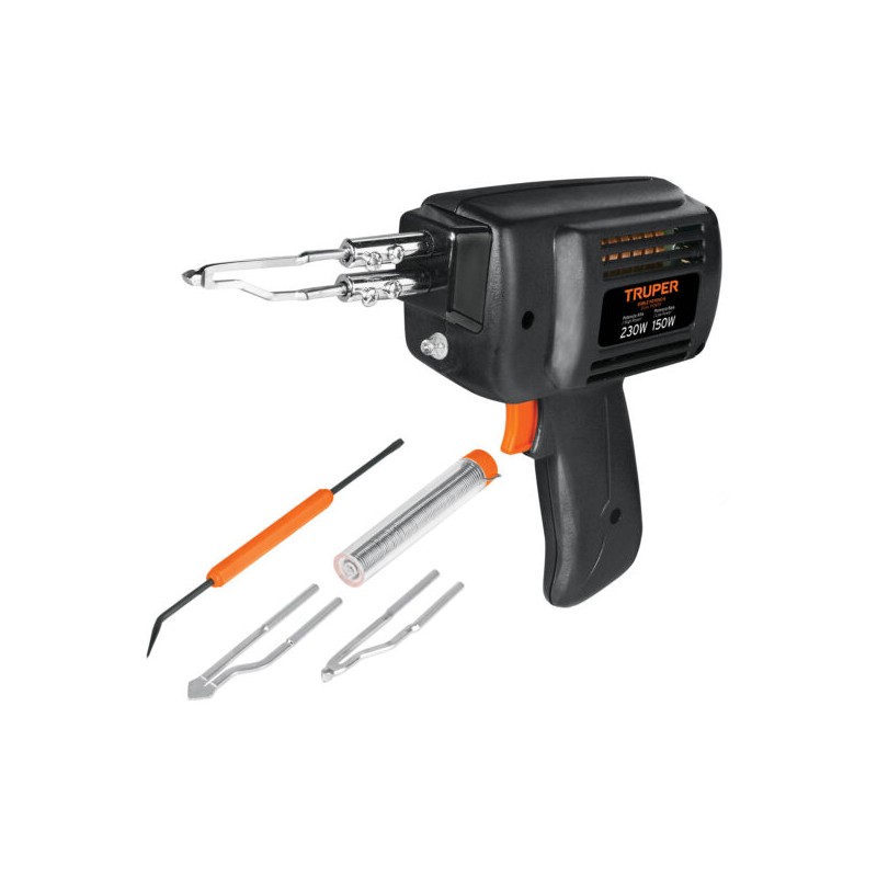 Cautín 230 W tipo pistola con 2 temperaturas
