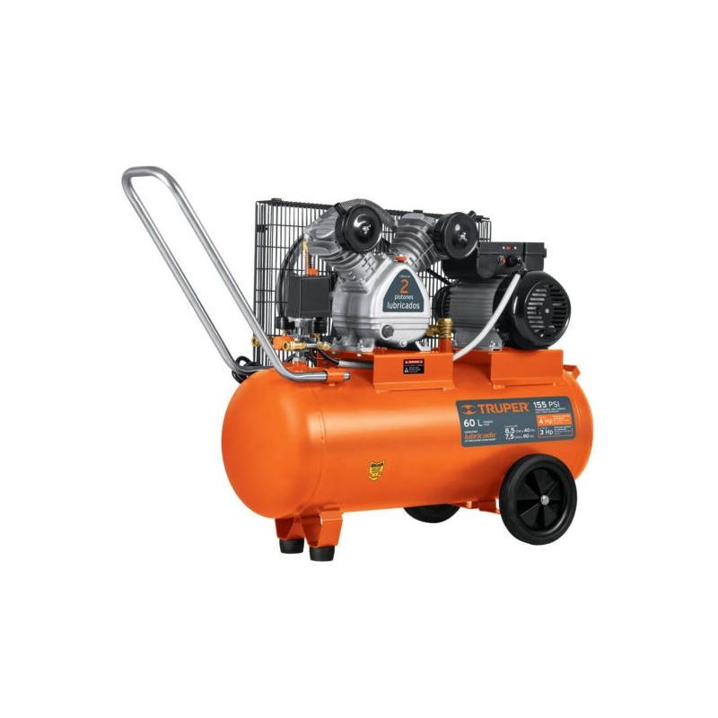 Compresor Horizontal 60 L, 4 HP