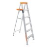 Escalera De Tijera, Aluminio, Tipo ll, 8 Escalones
