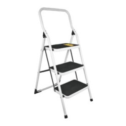 Escalera Tubular, Plegable, 3 Peldaños, Pretul