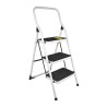 Escalera Tubular, Plegable, 4 Peldaños, Aluminio