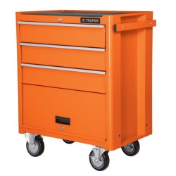 Gabinete Metálico Móvil, 4 Cajones, Capacidad 90 Kg.