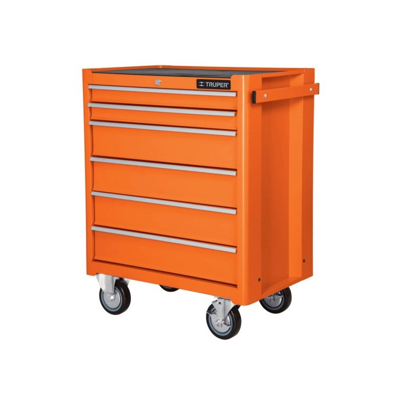 Gabinete Metálico Móvil, 6 Cajones, Capacidad 130 Kg.