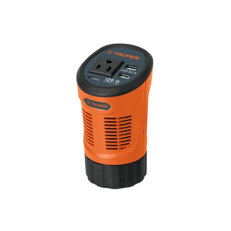 Inversor De Corriente 120 W, Tipo Vaso