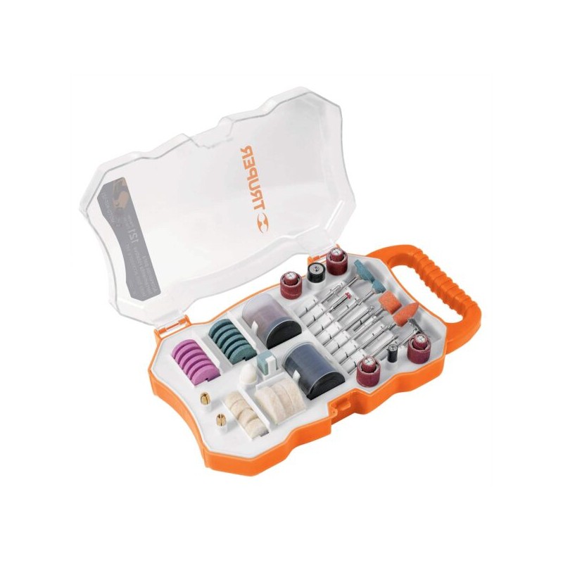 JUEGO ACCESORIOS P/HTA ROTATIVA, 121 PZS
