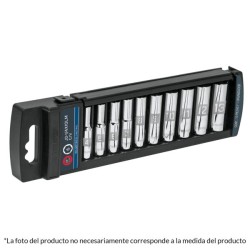 Juego De 10 Dados Largos, Cuadro 1/4?, Standard