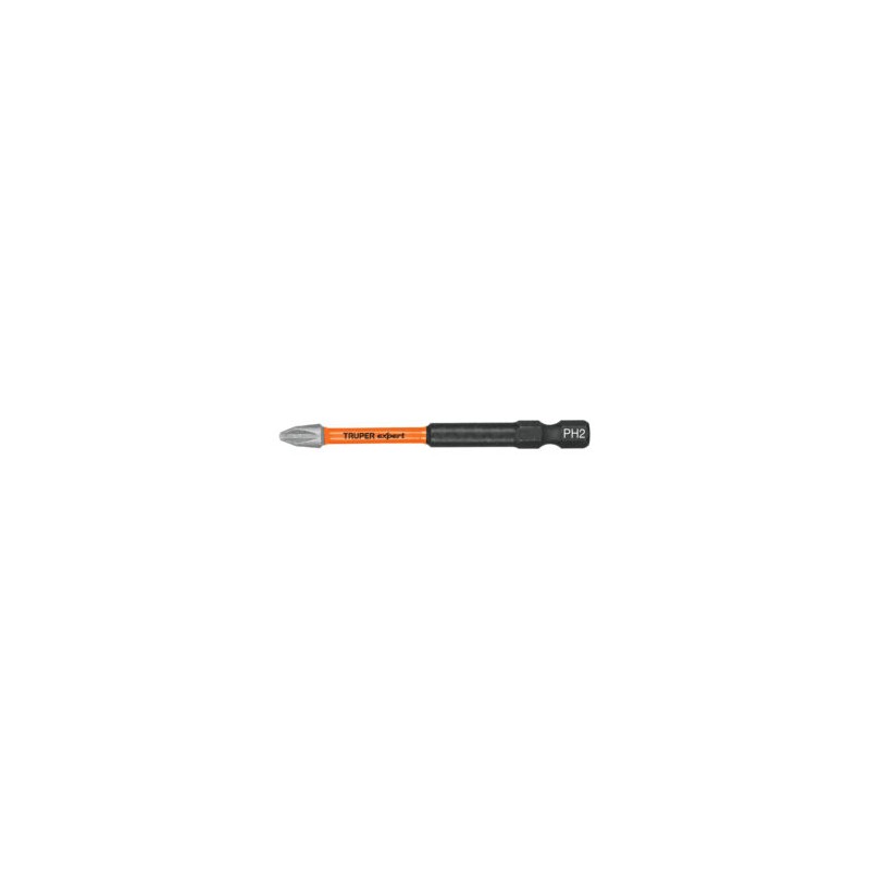 Juego de 5 puntas de impacto Phillips PH2 x 3”,Truper Expert