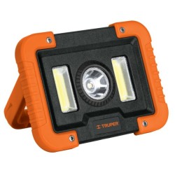 Lámpara De Trabajo Recargable De LEDs Laterales Y Central