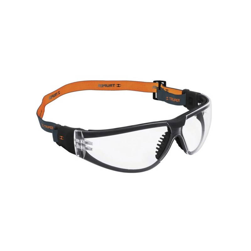 Lentes de Seguridad, Transparente con Banda Elástica