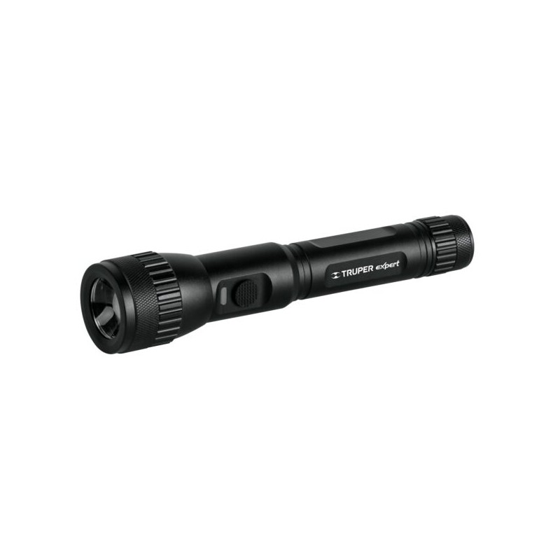 Linterna Recargable, Led Cree, 180 lm con 2 Pilas AA