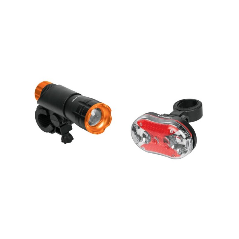 Linternas Para Bicicleta, Delantera Y Trasera, Kit 2 Piezas
