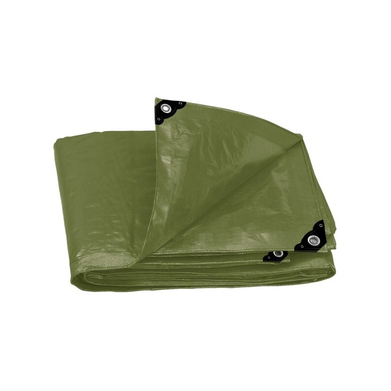 Lona Uso Rudo, verde Olivo, 2 X 3 m, Truper Expert