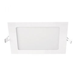 Luminario Led Slim De Empotrar Cuadrado, 6500K, 12W