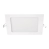 Luminario Led Slim De Empotrar Cuadrado, 6500K, 12W