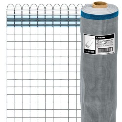 Malla Mosquitera Plástica, 0.60 x 30 m, Gris