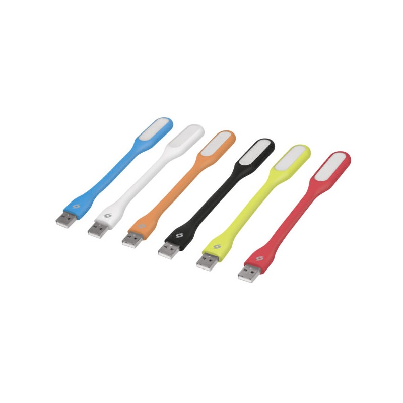 Mini-lampara flexible de 5 LED para puertos USB