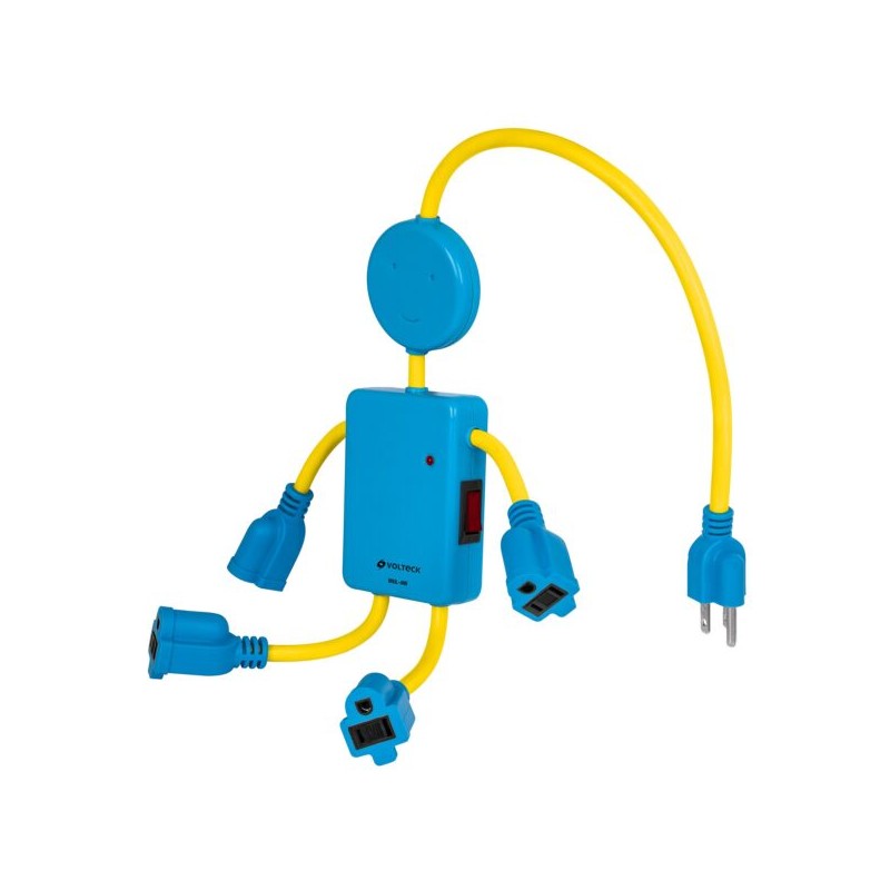 Multicontacto De Niño, 4 Entradas,16 AWG
