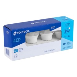 Multiplacks de 4 lamparas de LED tipo bulbo, luz de día